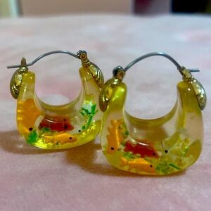 Betsey Johnson Fish Earrings